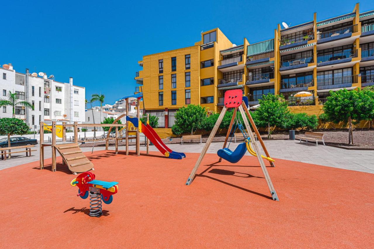 Familienwohnung mit 3 Schlafzimmern nahe Los Gigantes unmittelbar am Ozean Puerto de Santiago  Exterior foto